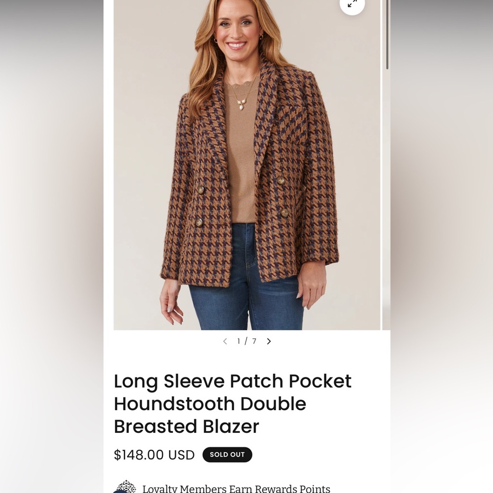 NWT Democracy Blazer Size Medium (sold out)